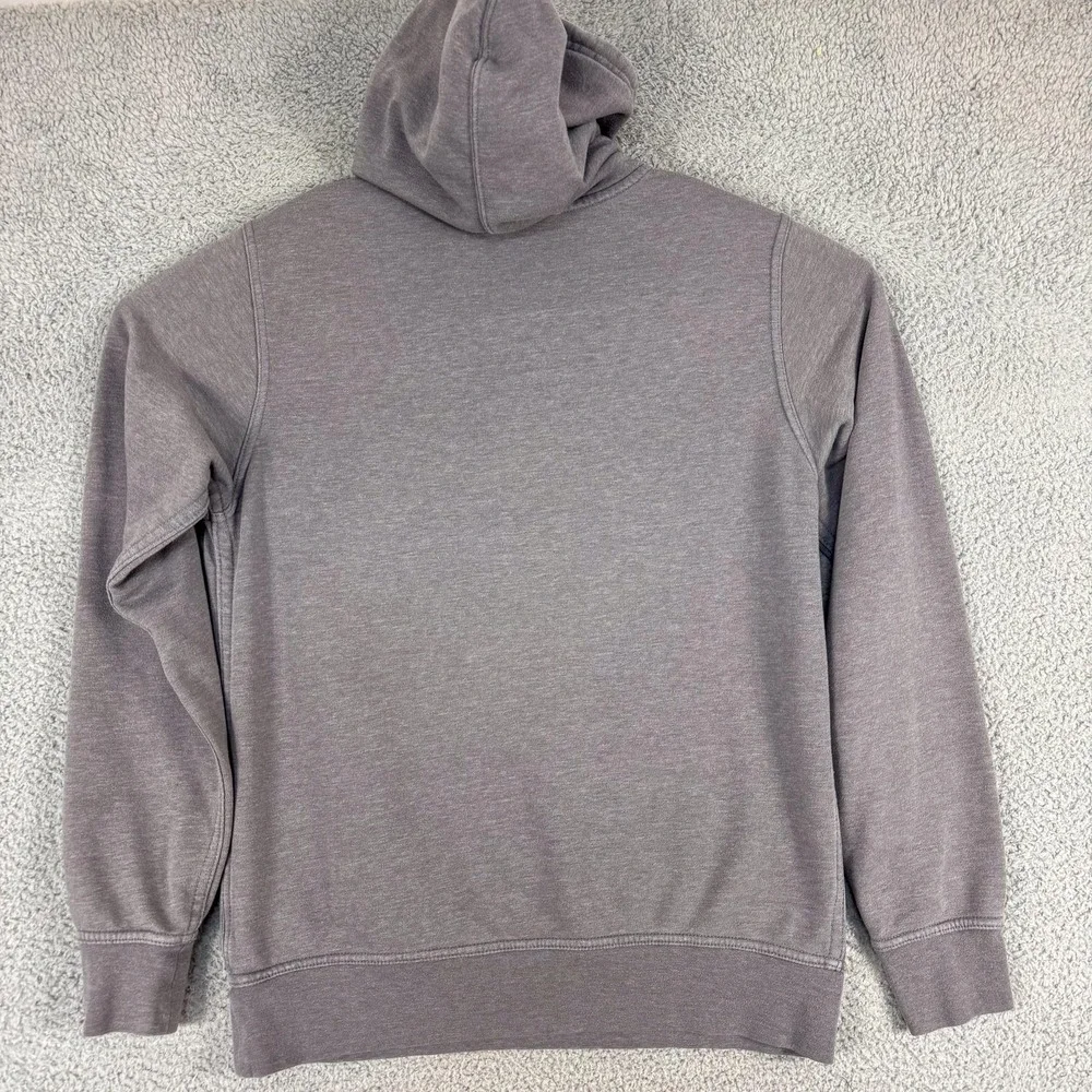 The North Face Hoodie Mens Medium Gray Pullover Half Dome Logo Fleece Sweatshirt